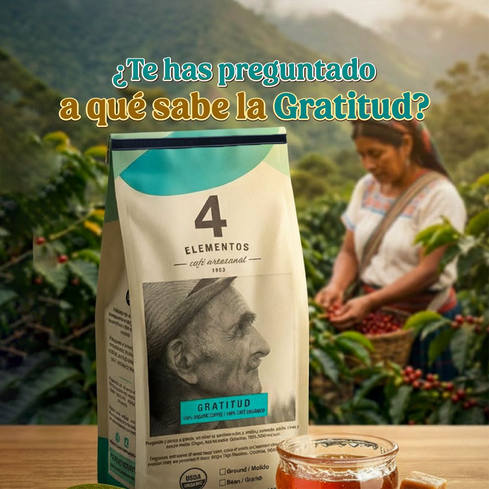 Café 4 ELEMENTOS grano gratitud (340  gr) img #2