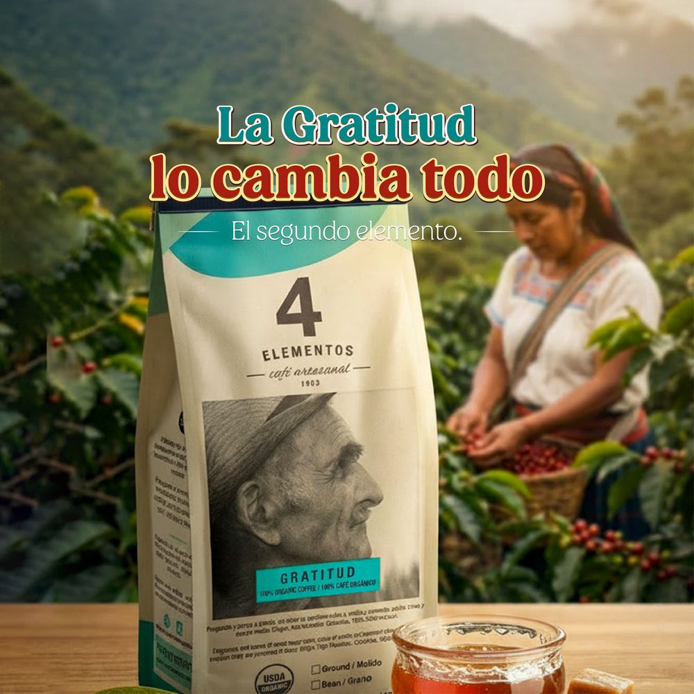 Café 4 ELEMENTOS grano gratitud (340  gr) img #4