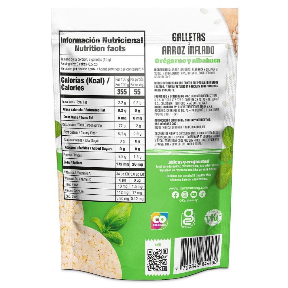 Galletas Karavansay orégano y albahaca (60  gr) img #6