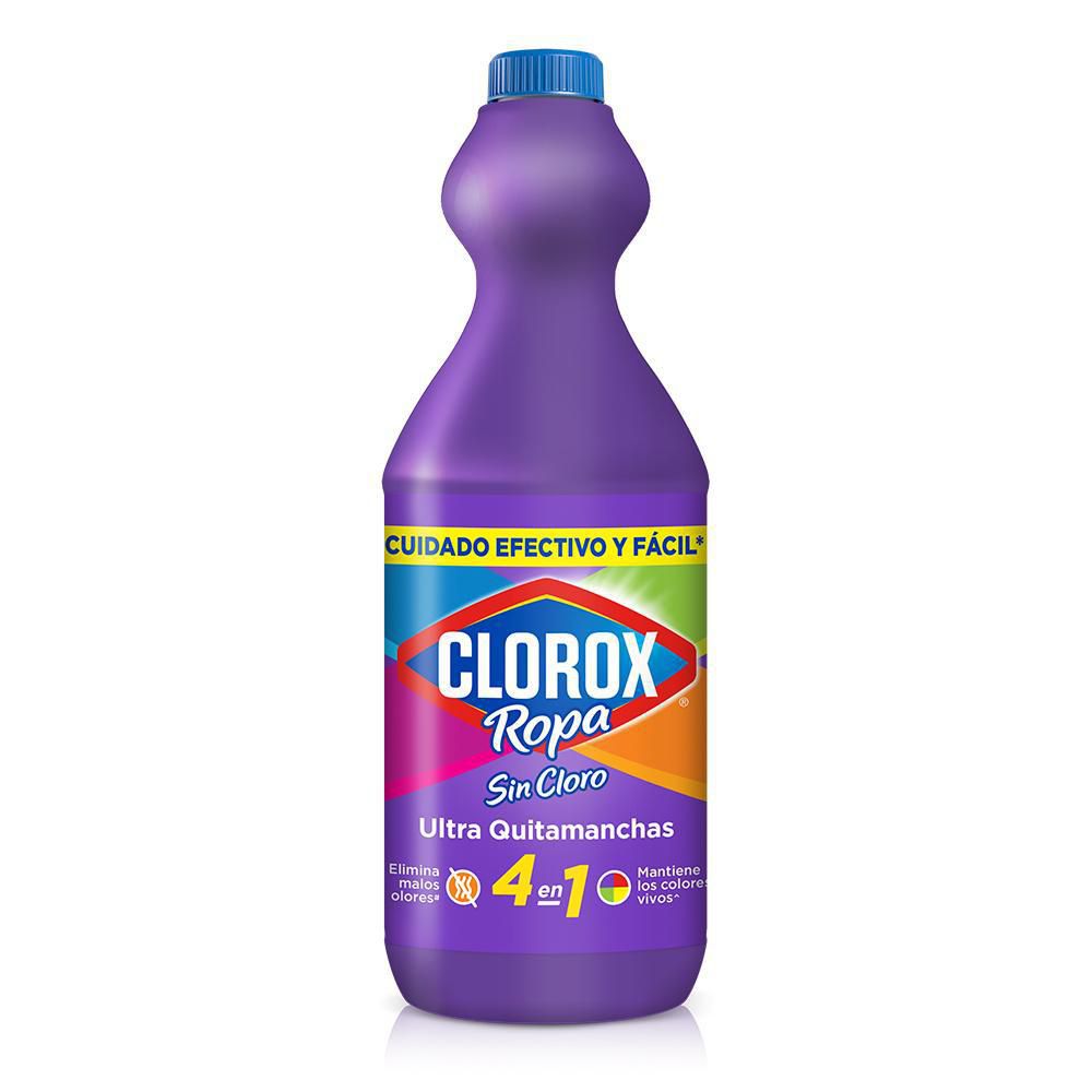 Quitamanchas sin cloro CLOROX 4 en 1 para ropa color (450  ml) img #2