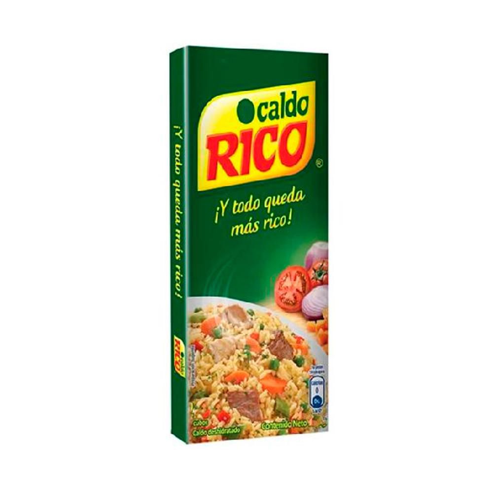 Caldo deshidratado  RICO con verduras x 54 cubos (594  gr) img #1