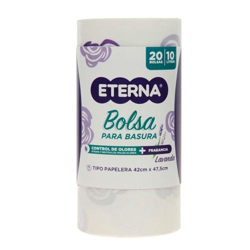 Bolsa para basura ETERNA con aroma 42x47,5 cm