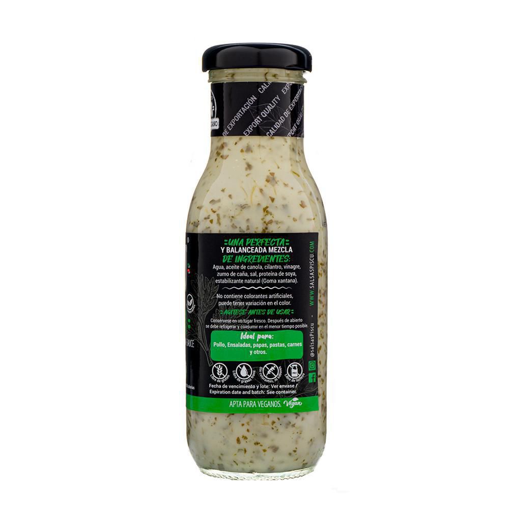 Salsa para aderezar PISCÚ cilantro (200  gr) img #2