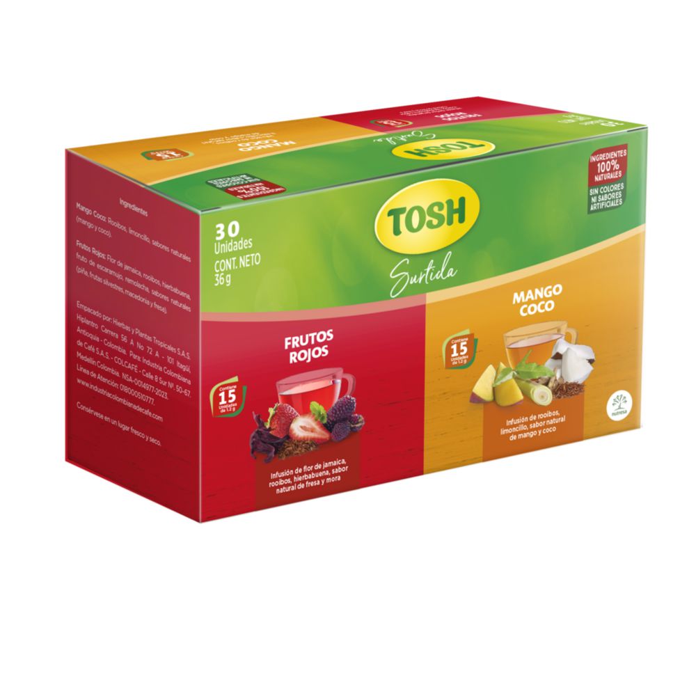 Infusión TOSH surtida (36  gr) img #2