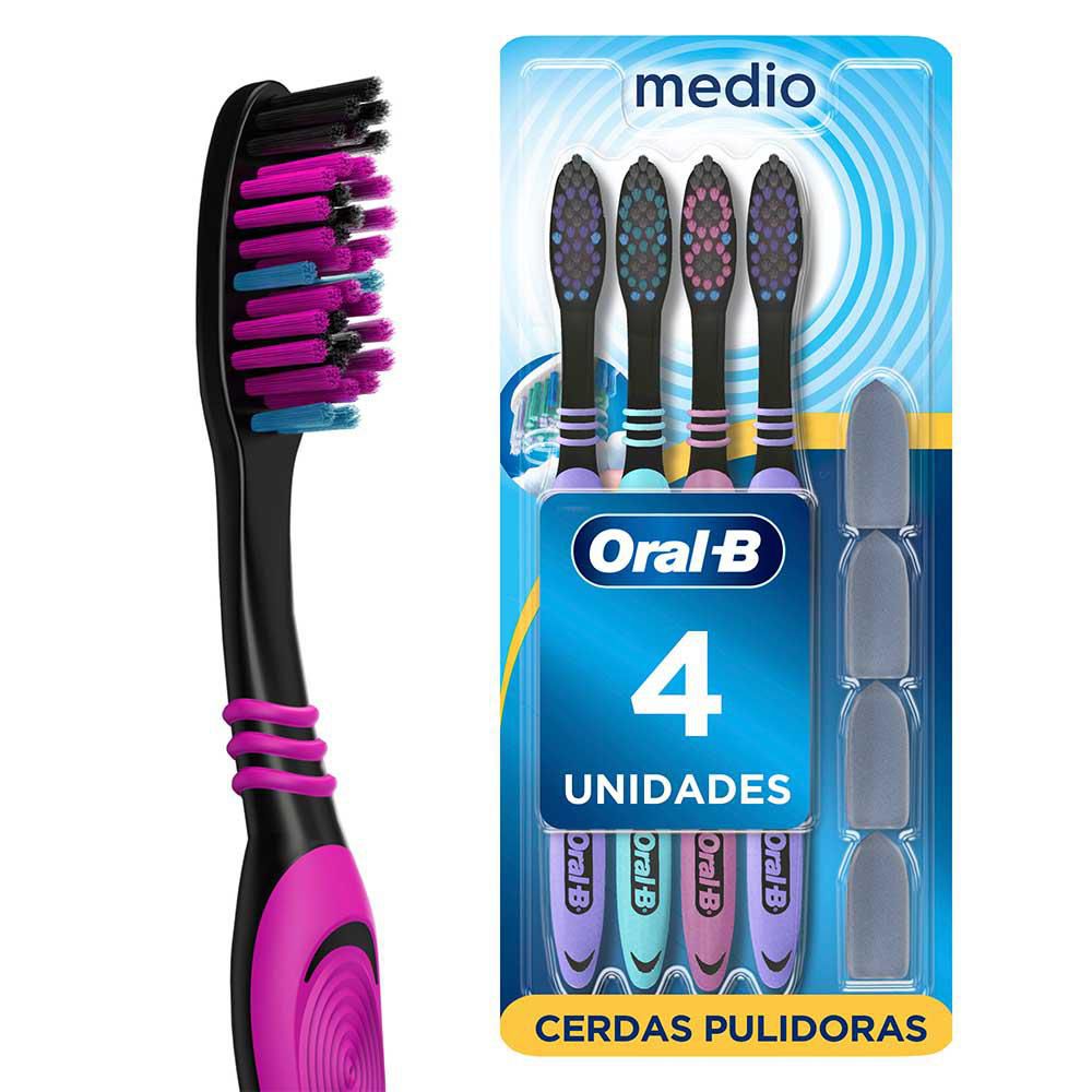 Cepillo de dientes ORALB complete black medio (4  und) img #1