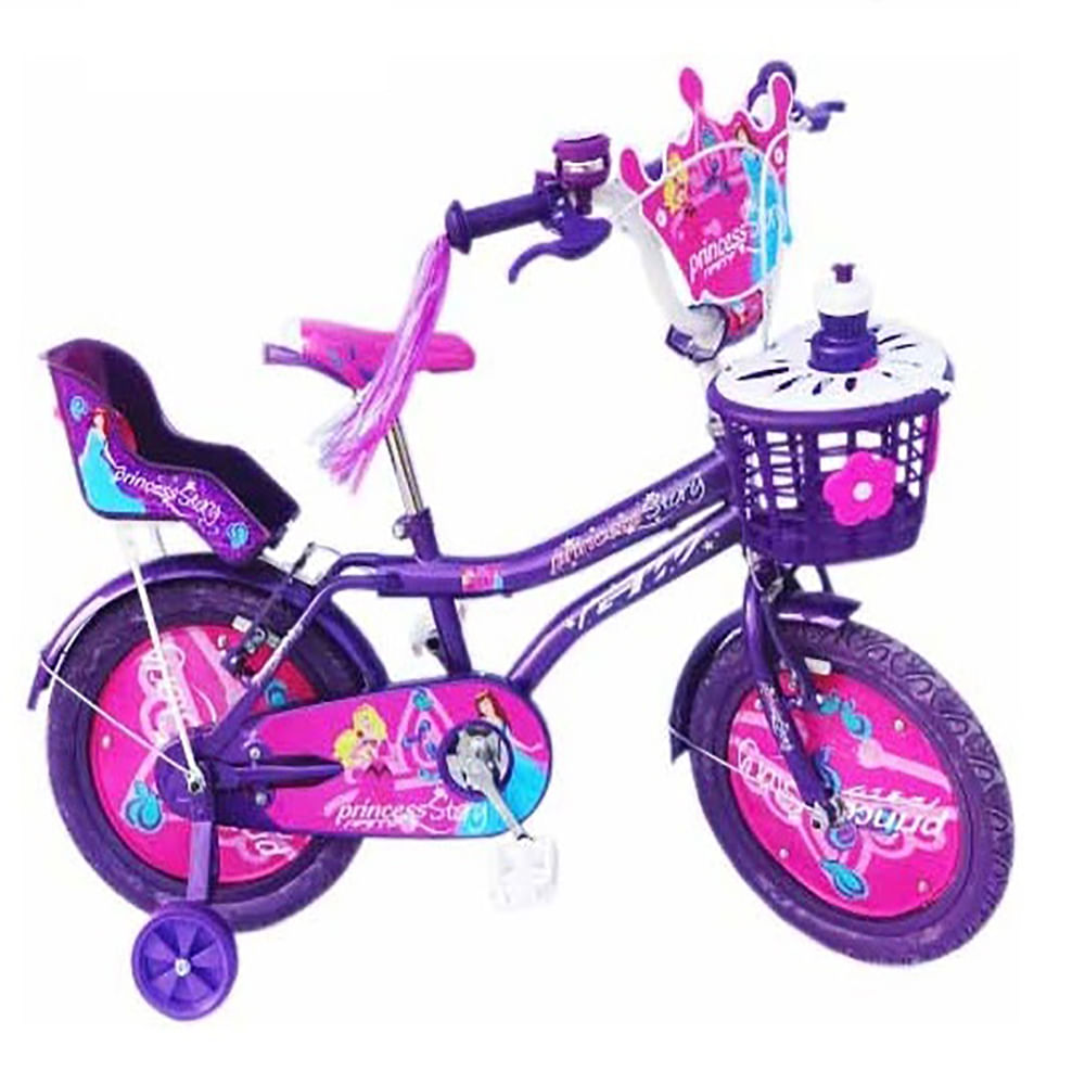 Bicicleta para niñas rin 12 Gw Princess Story - Tienda de Bicicletas Wuilpy  Bike