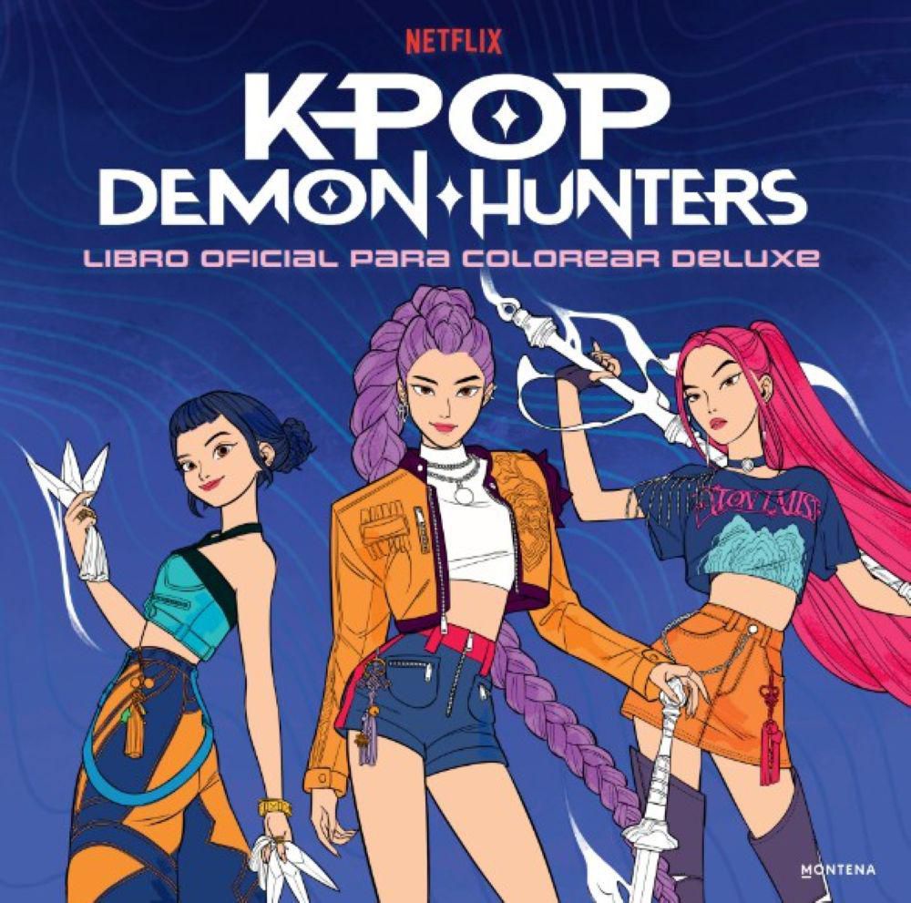 Kpop Demon Libro Deluxe Colorear, Netflix img #1