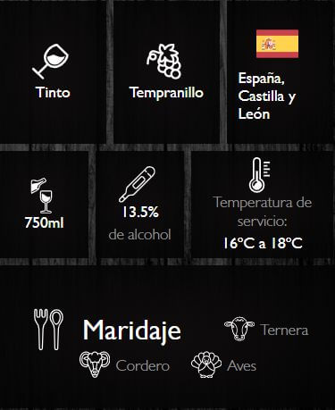 Vino tinto CODICE español  (750  ml) img #2