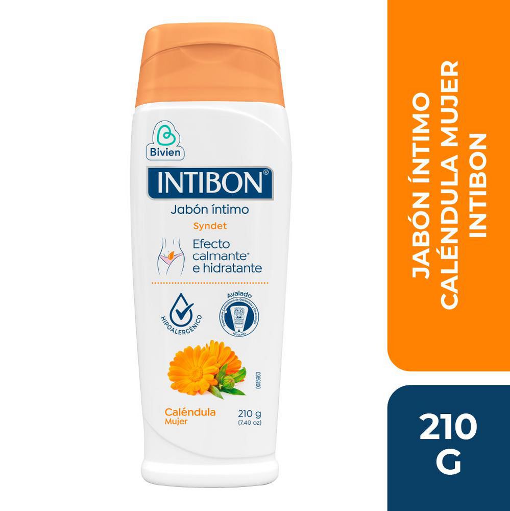 Jabón íntimo INTIBON hidratante (210  gr) img #1