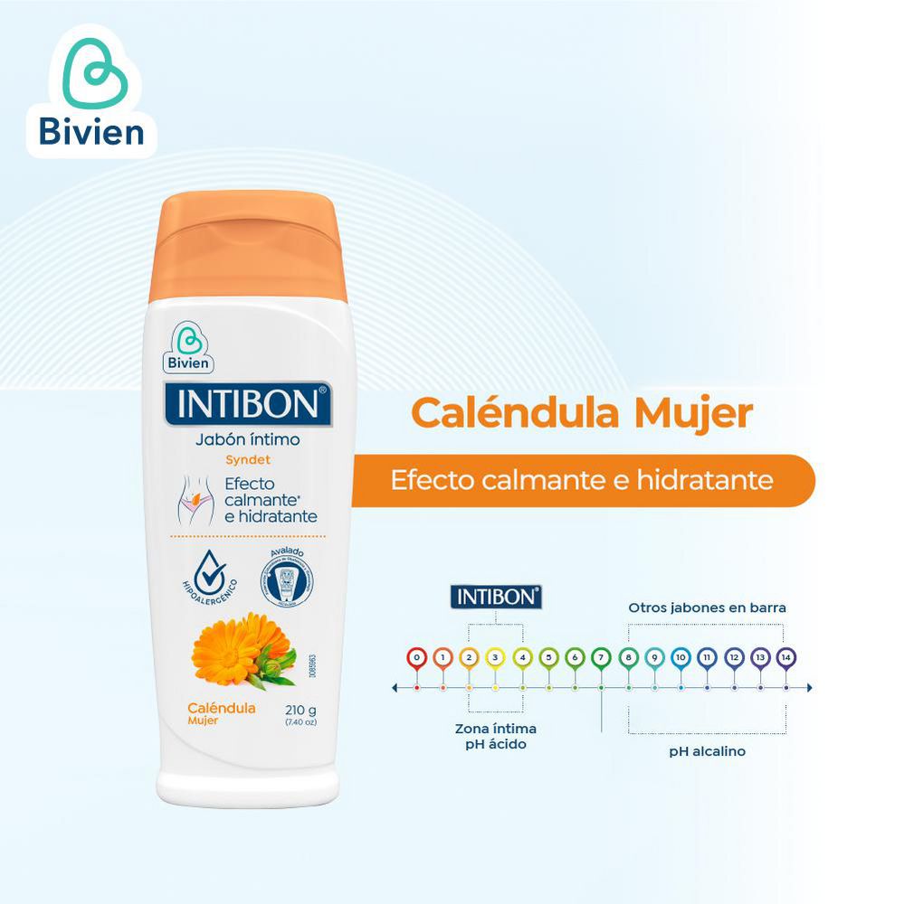 Jabón íntimo INTIBON hidratante (210  gr) img #3
