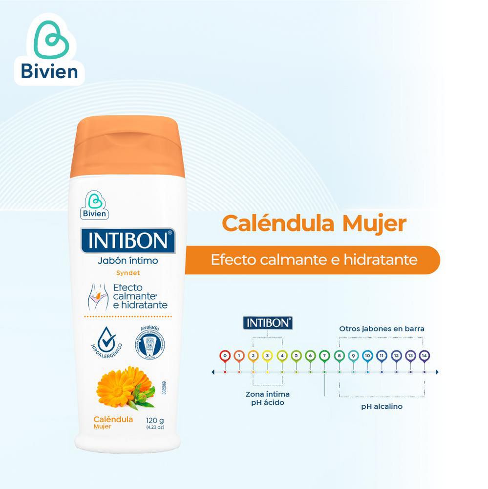 Jabón íntimo INTIBON hidratante (120  ml) img #3