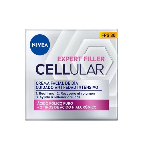 Crema facial NIVEA antiedad ácido hialurónico (50  ml)