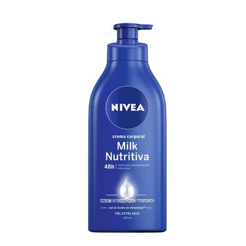 Crema corporal NIVEA humectante milk nutritiva (625  ml)