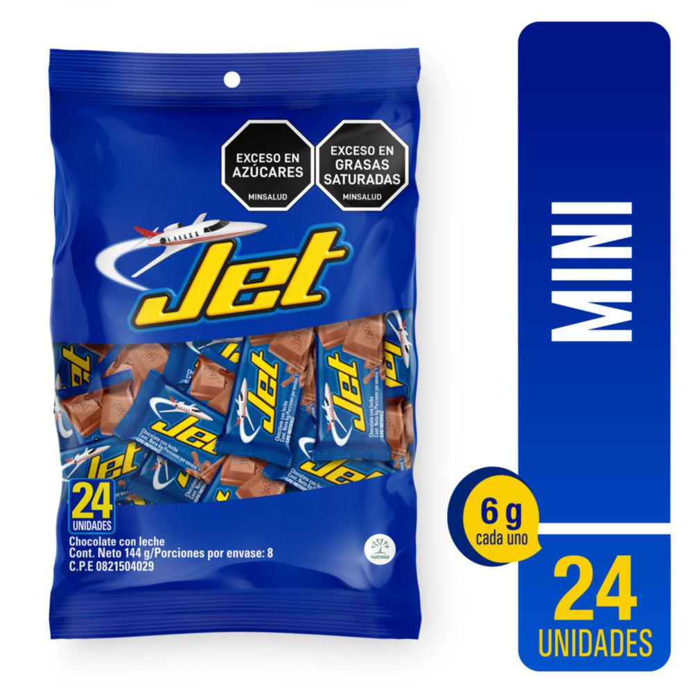 Chocolatina JET mini surtidas (144  gr) img #1