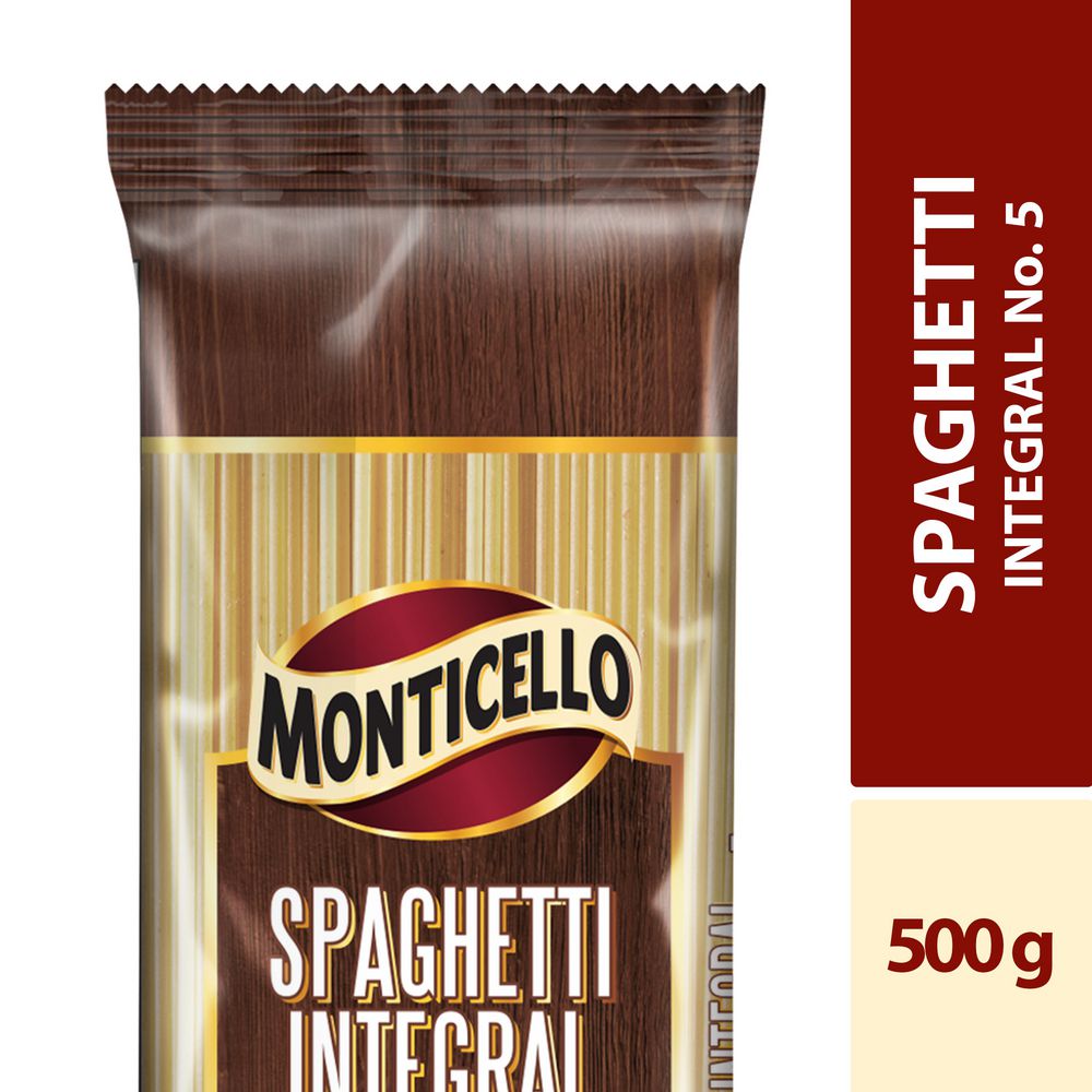 Pastas MONTICELLO spaghetti integral #5 (500  gr) img #1