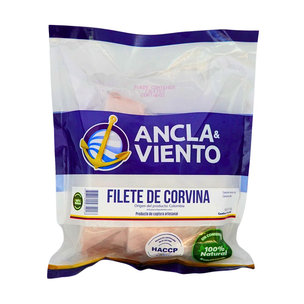 Filete de corvina ANCLA Y VIENTO congelado (450  gr) img #1