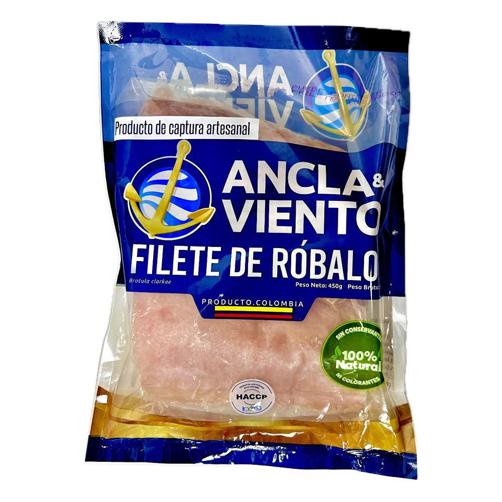 Filete de róbalo ANCLA Y VIENTO congelado (450  gr) img #1