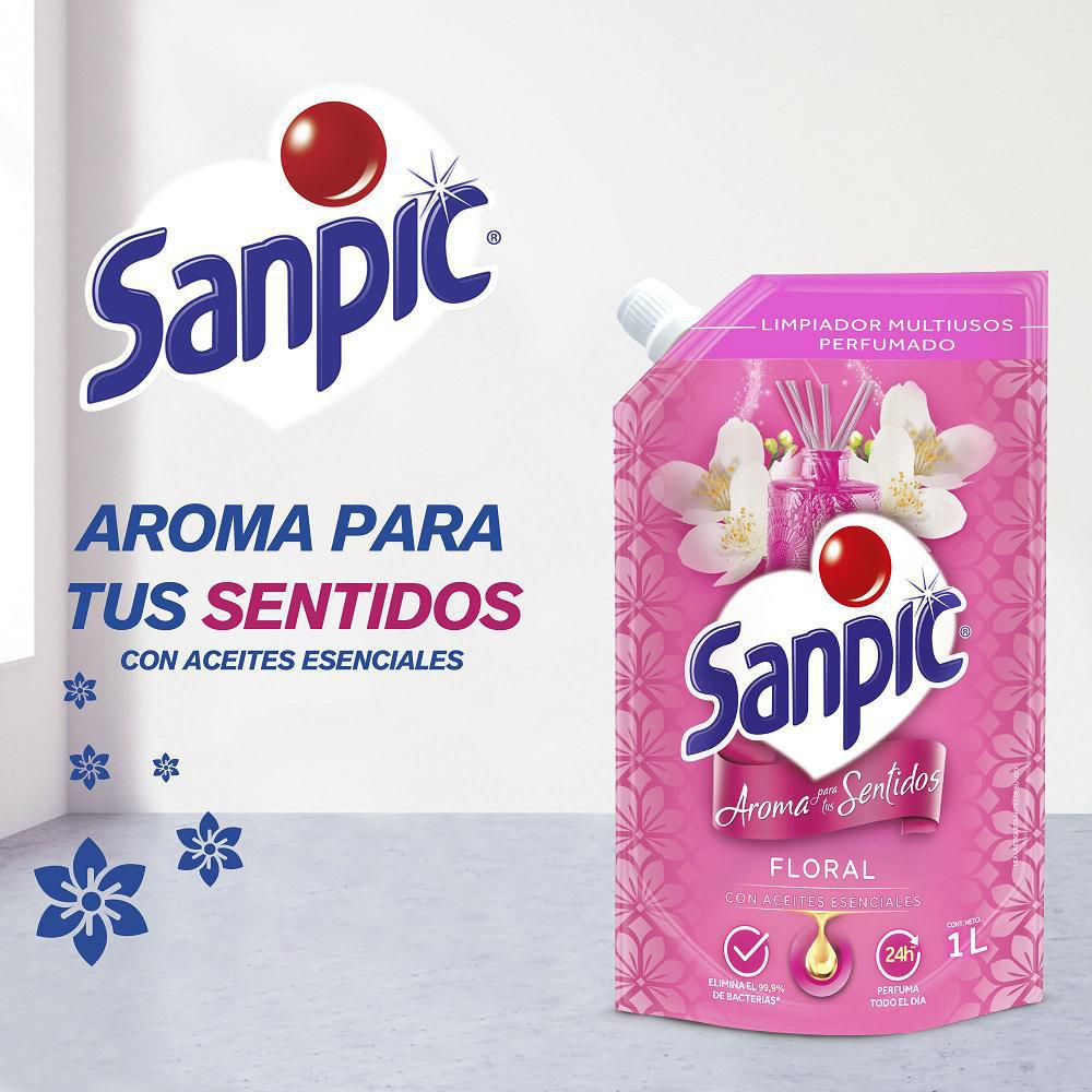 Limpiapisos SANPIC alegría (1000  ml) img #2