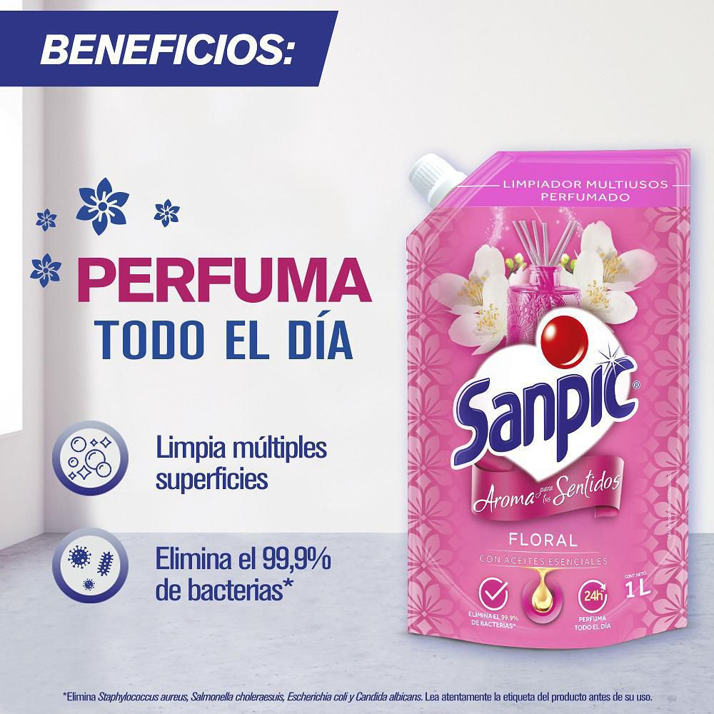 Limpiapisos SANPIC alegría (1000  ml) img #3