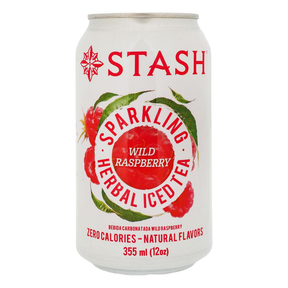 Té herbal STASH gasificado wild raspberry zero (355  ml) img #1