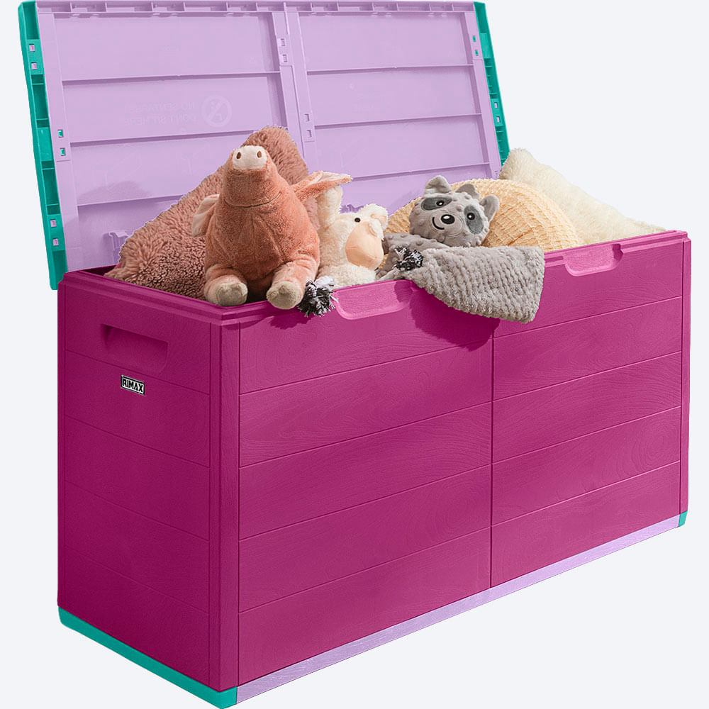 Combo Infantil, 1 Baúl 200 Lt Barú, 1 Estante Infantil De 5 Niveles 12 Pulgadas img #3