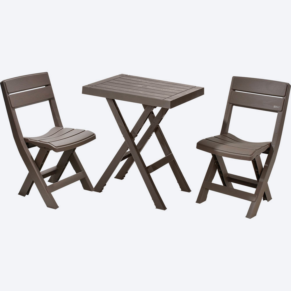 Combo Jardín, 1 Mesa Rectangular Plegable, 2 Sillas Plegables, 4 Materas Rafia 1 De 35 Cm, 1 De 40 Cm, 2 De 60 Cm img #4