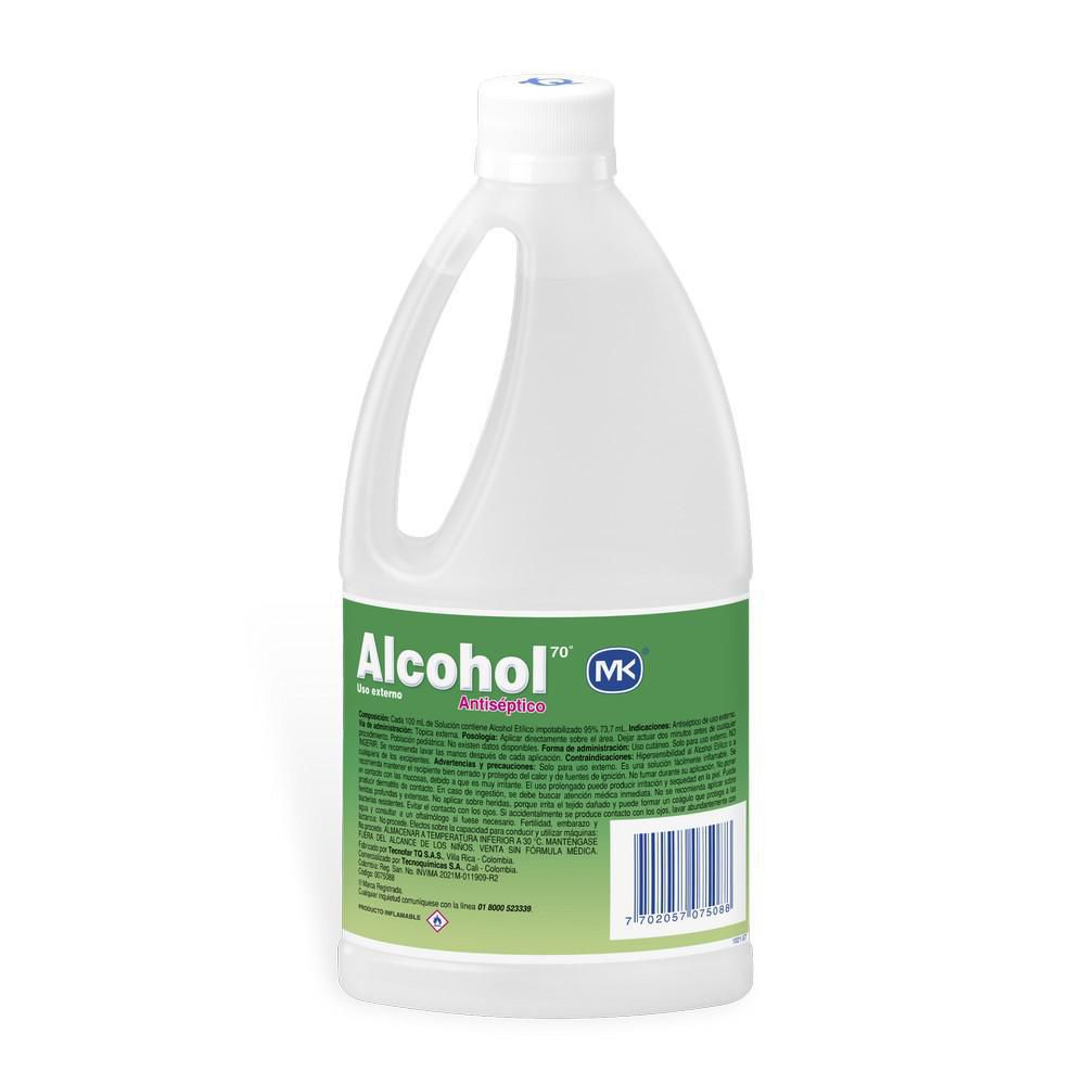 Alcohol ALCOHOL MK antiséptico rápida desinfección (350  ml) img #3