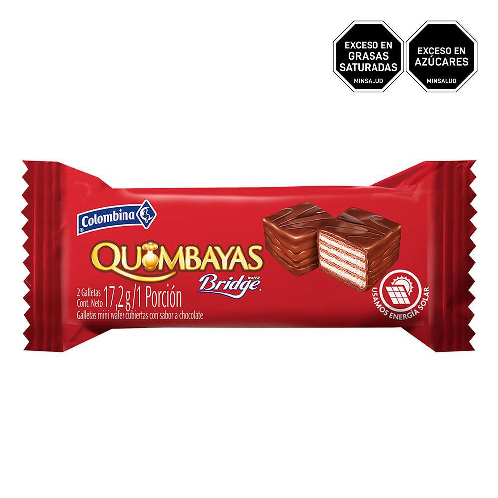 Galletas COLOMBINA quimbaya cubiertas con chocolate (51.6  gr) img #5