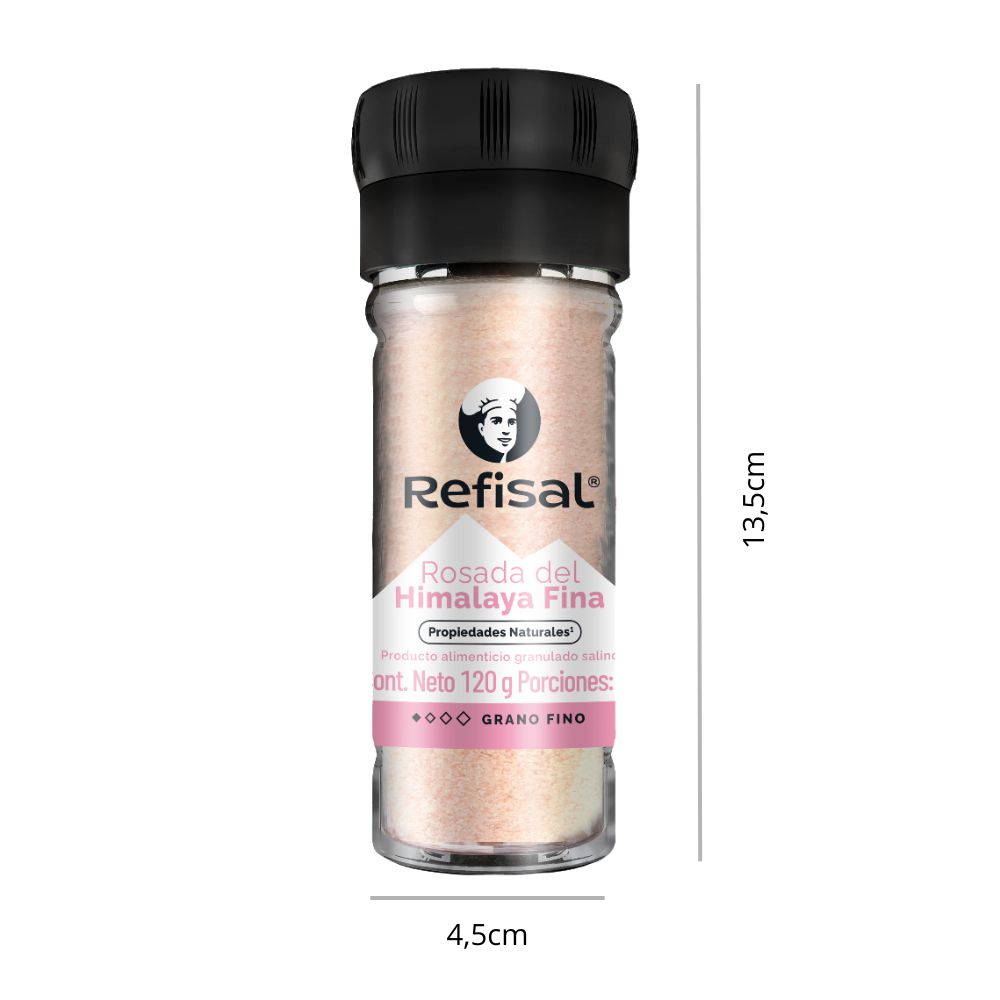 Sal REFISAL rosada del Himalaya grano fino (120  gr) img #2