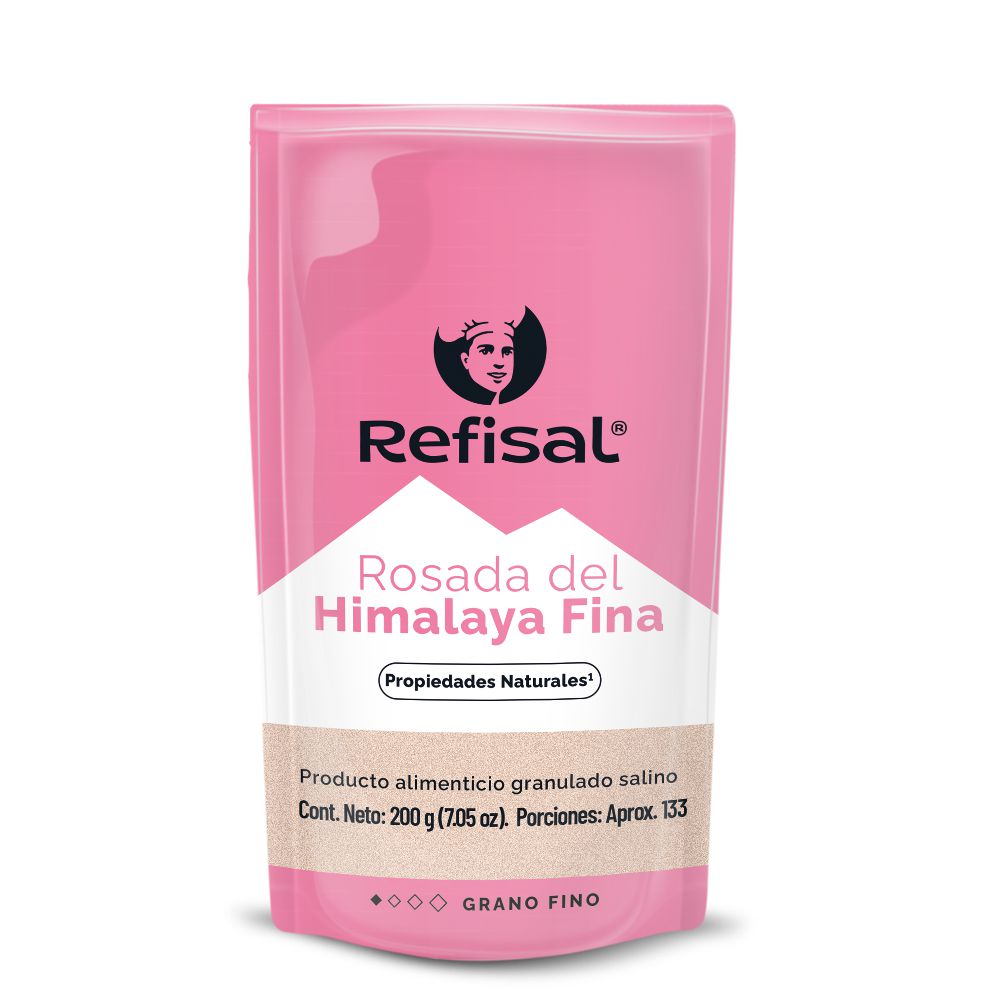 Sal REFISAL rosada del Himalaya grano fino (200  gr) img #1