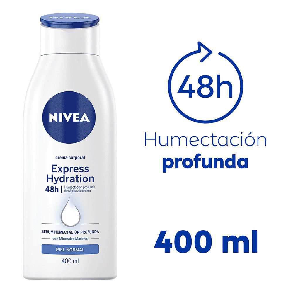 Crema corporal NIVEA express hydration (400  ml) img #3