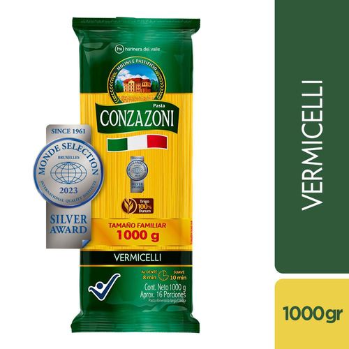 Pastas CONZAZONI larga vermicelli (1000  gr)
