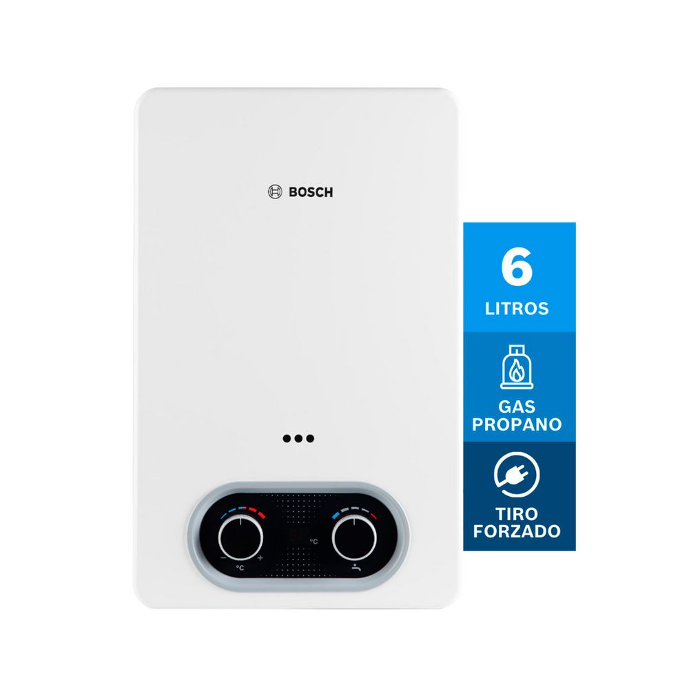 Calentador de agua 6 litros Tiro Forzado GLP BOSCH 773650459 img #1