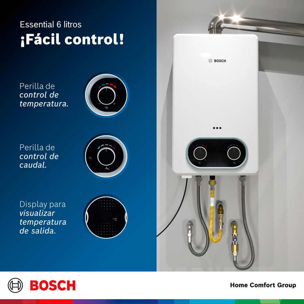 Calentador de agua 6 litros Tiro Forzado GLP BOSCH 773650459 img #4