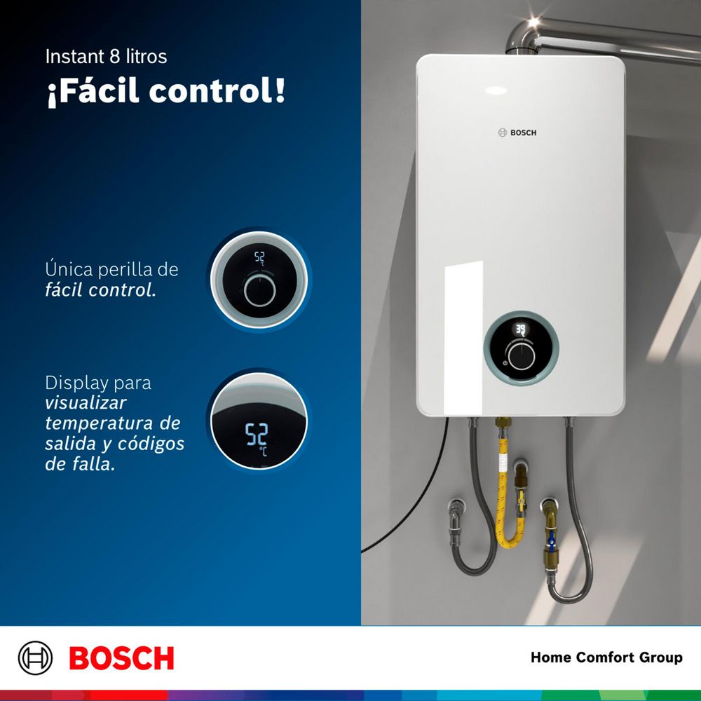 Calentador de agua 8 litros Tiro Forzado GN BOSCH 873611003 img #4
