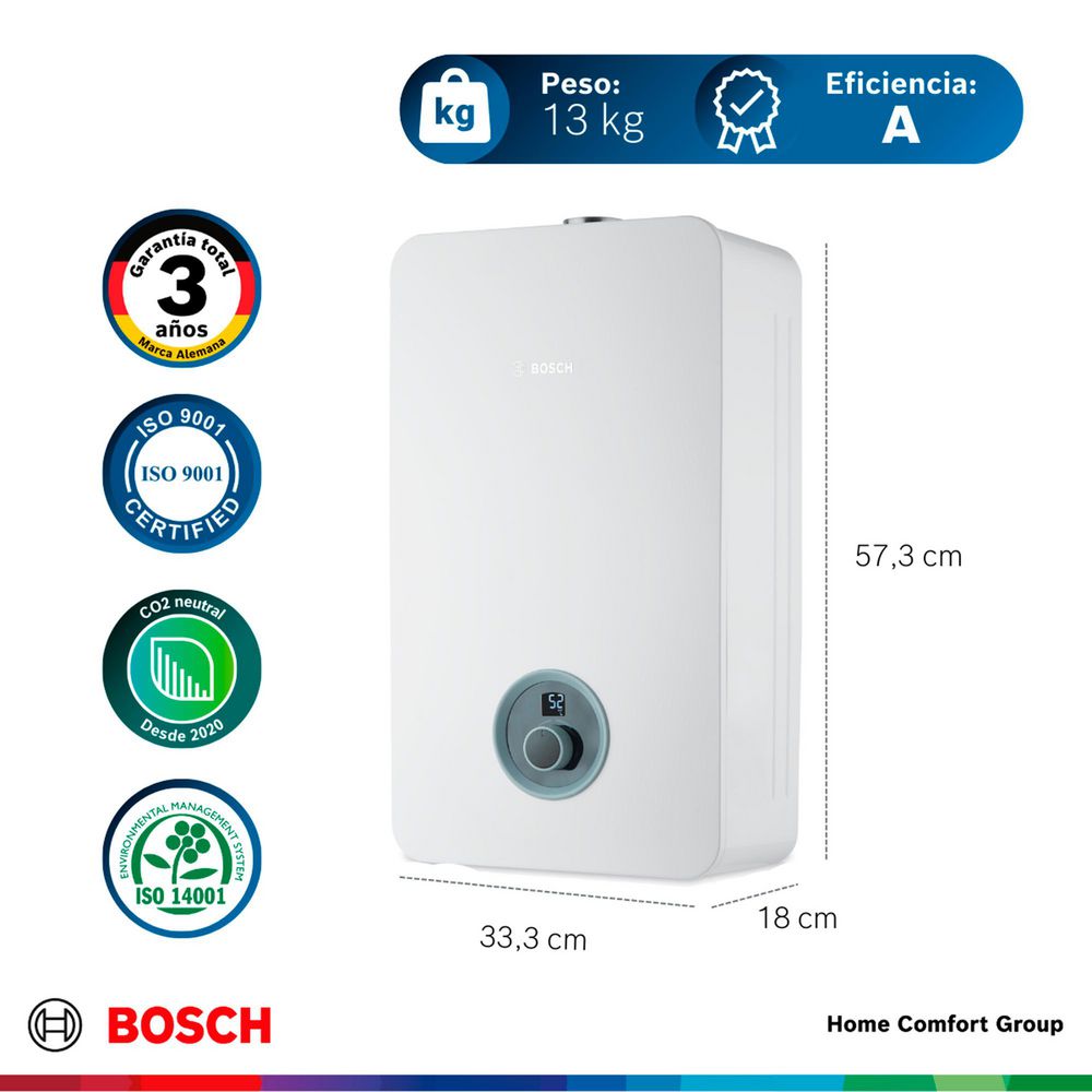 Calentador de agua 8 litros Tiro Forzado GN BOSCH 873611003 img #5