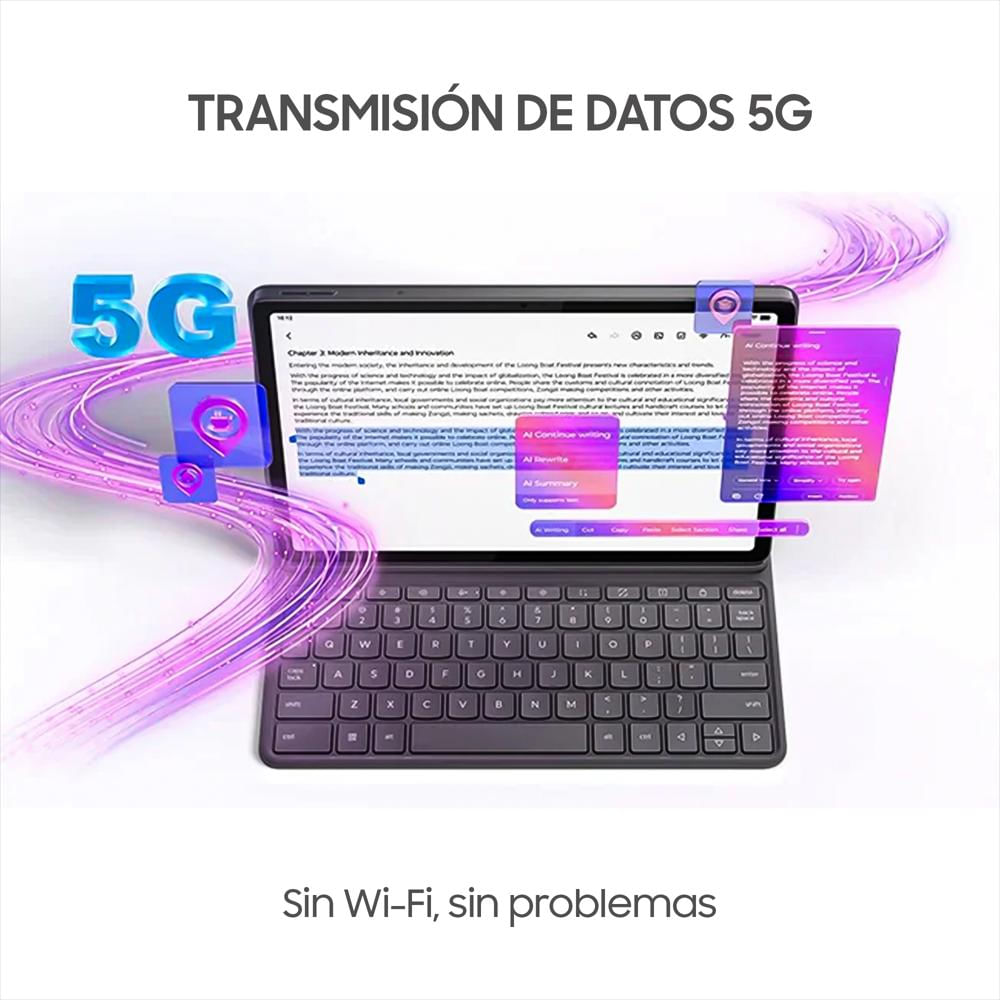 Tablet Lenovo Idea Tab Tb336zu 11″ 2.5K 5G 8Gb Ram 256Gb Con Kit De Productividad img #2