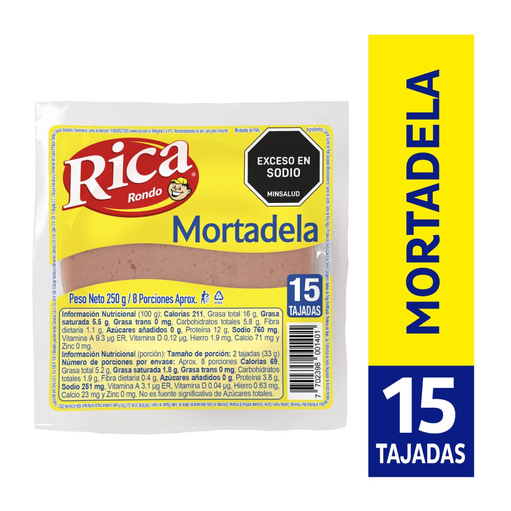 Mortadela Rica RICA 250  gr img #2
