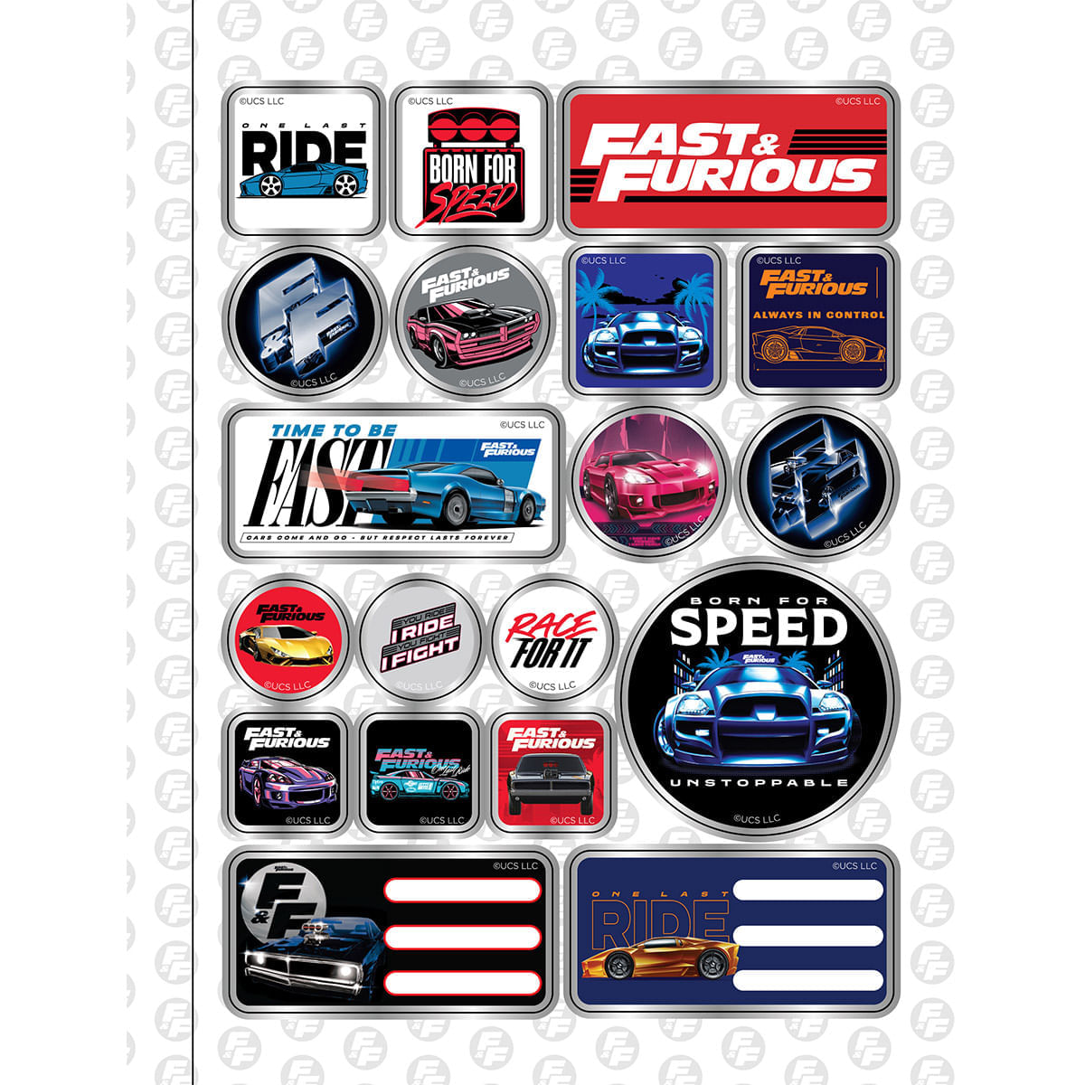 Cuaderno Cosido Pasta Dura  Fast & Furious F&F  Legacy img #5