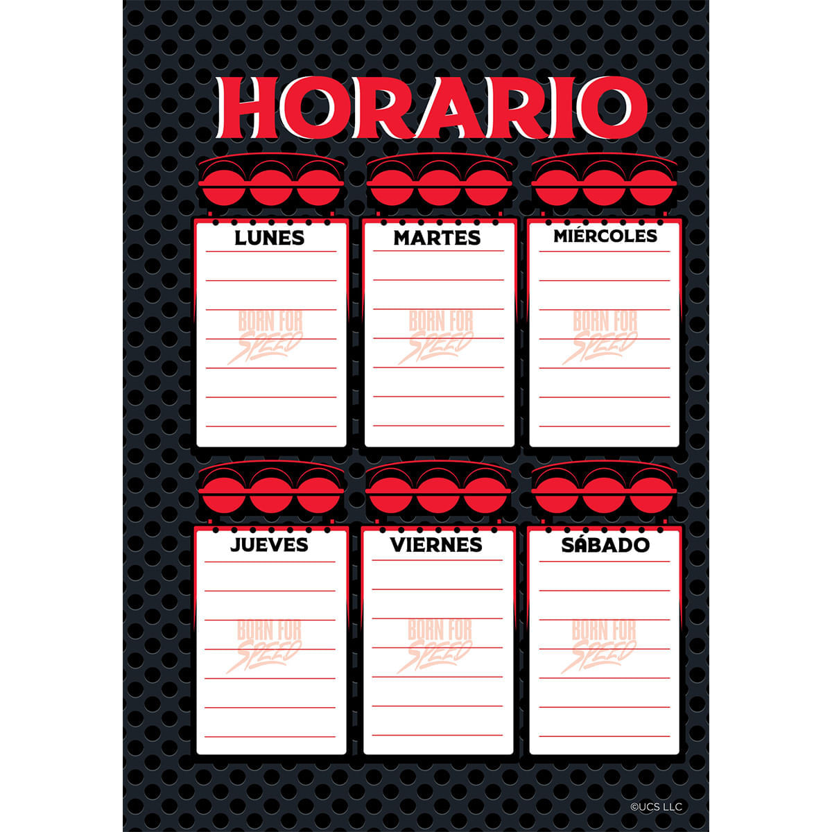 Cuaderno Cosido Pasta Dura  Fast & Furious F&F  Legacy img #4