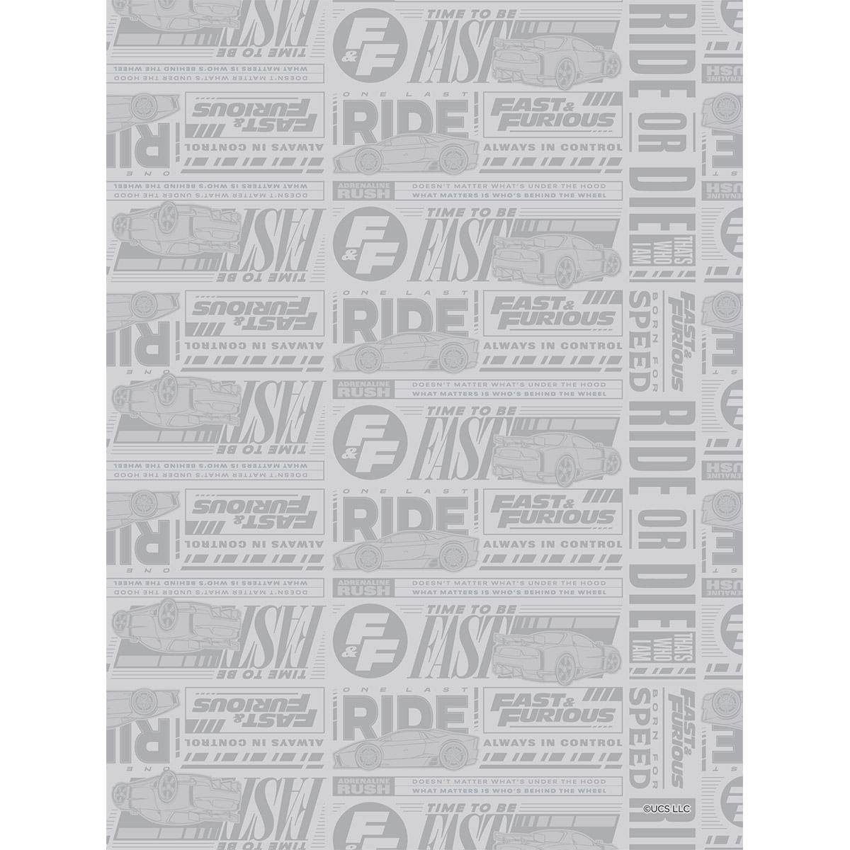 Cuaderno Argollado Pasta Dura  Fast & Furious Grande One Last Ride img #2