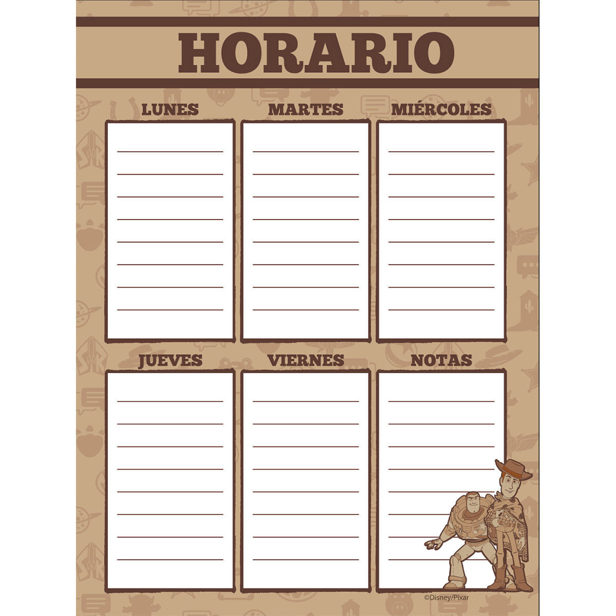 Cuaderno Argollado Pasta Dura  Toy Story Grande Kraft Marcianitos img #4