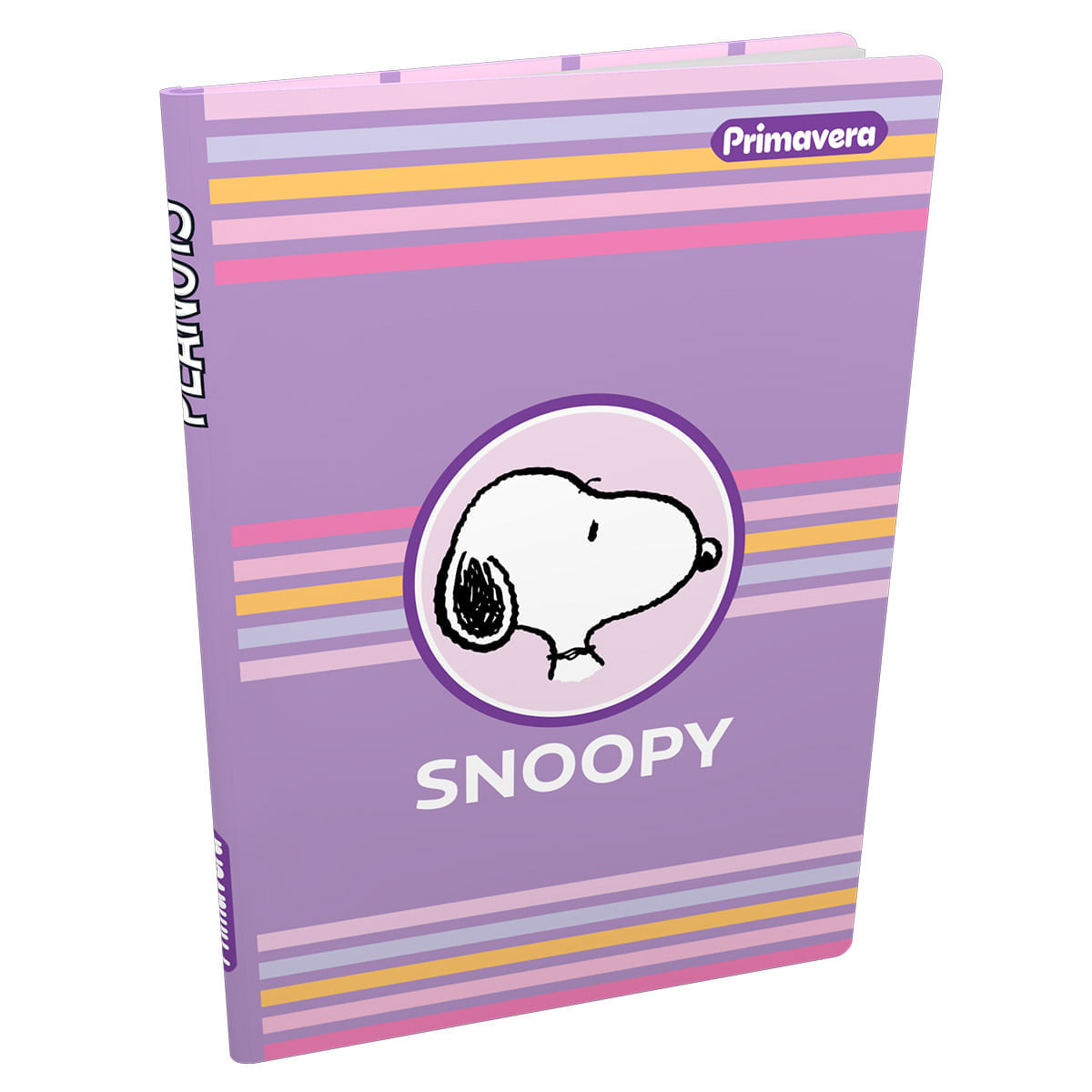 Cuaderno Cosido Pasta Dura  Snoopy Morado img #1