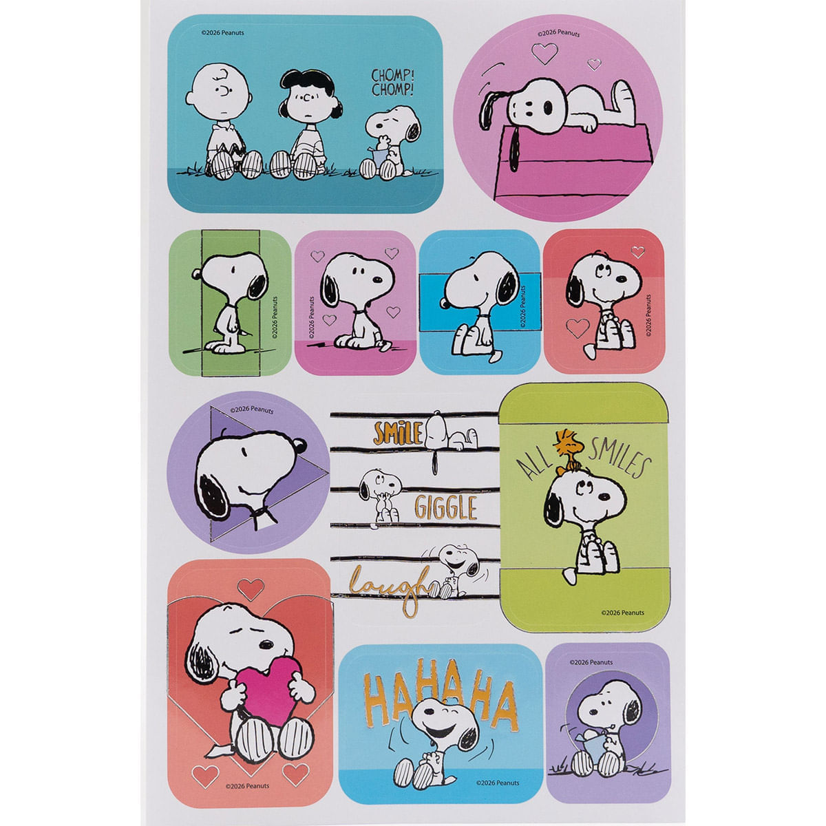 Stickers  Snoopy X 10 Tableros img #3