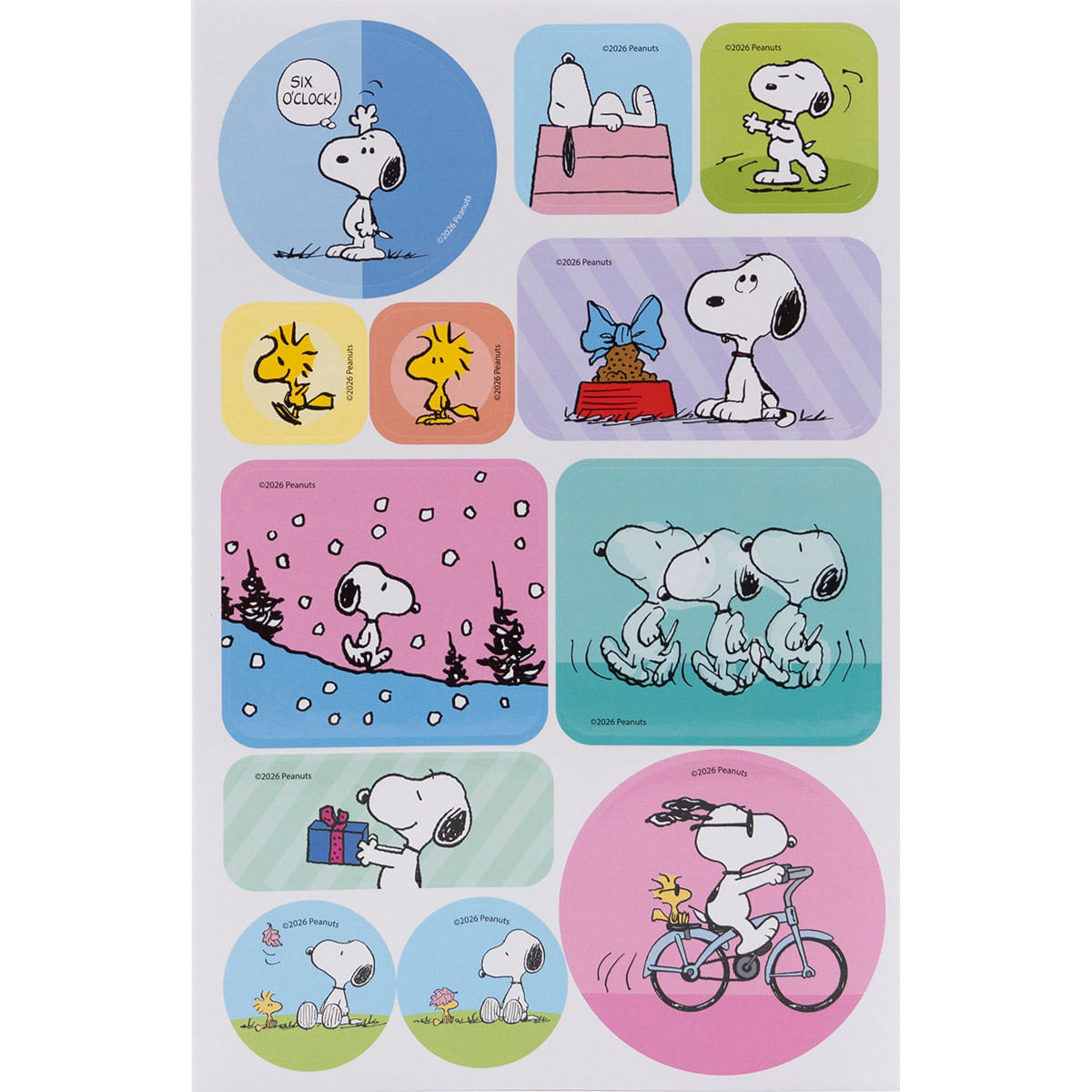 Stickers  Snoopy X 10 Tableros img #2
