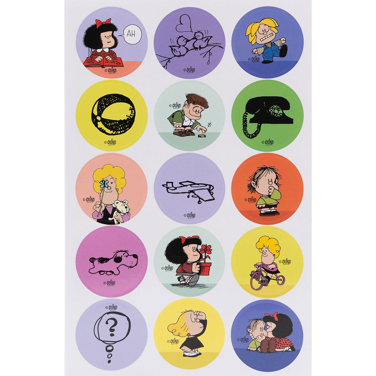 Stickers  Mafalda X 10 Tableros img #4