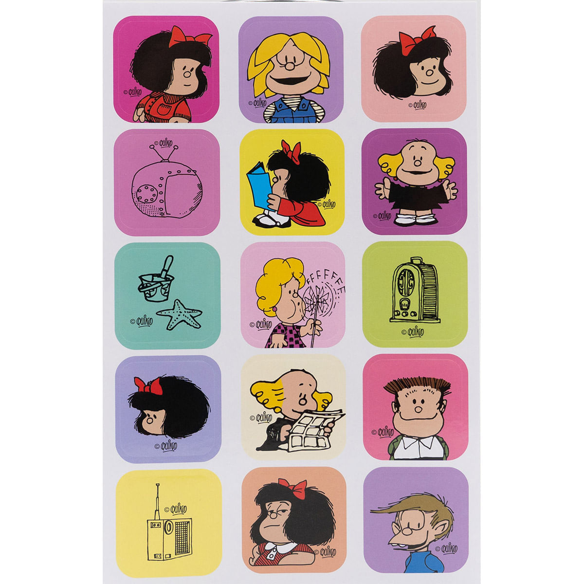Stickers  Mafalda X 10 Tableros img #5