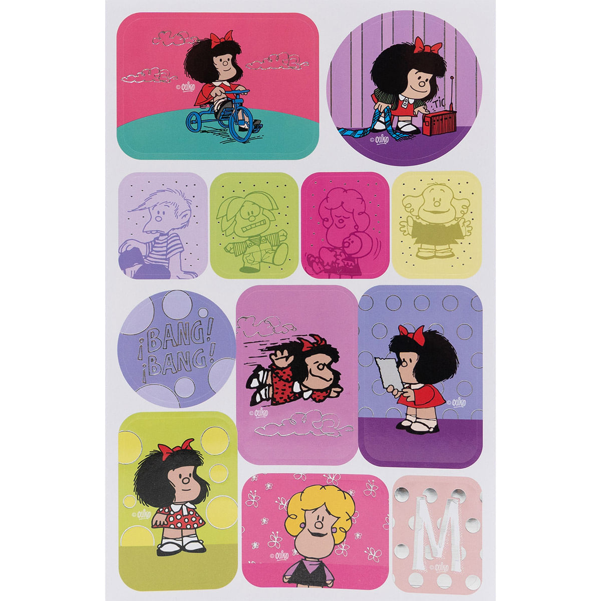Stickers  Mafalda X 10 Tableros img #3