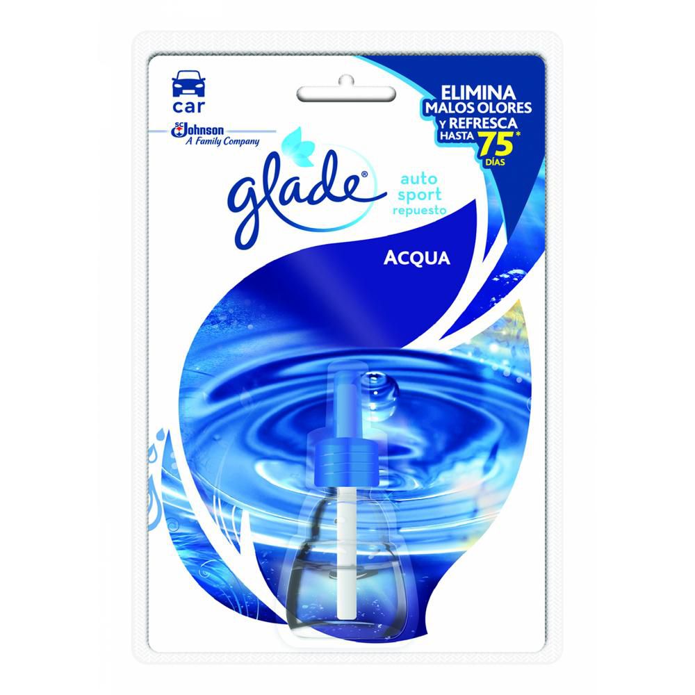 Ambientador Carro Líquido Acqua 1 Repuesto GLADE 152032 img #1