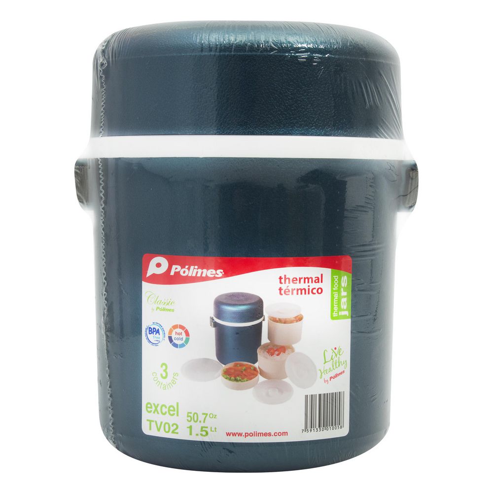 TERMO VIANDA EXCEL NEGRO POLIMES TV02 img #1